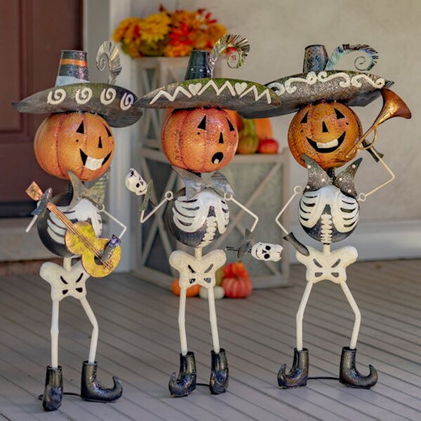 Halloween Mariachi Sculptures Set of Three